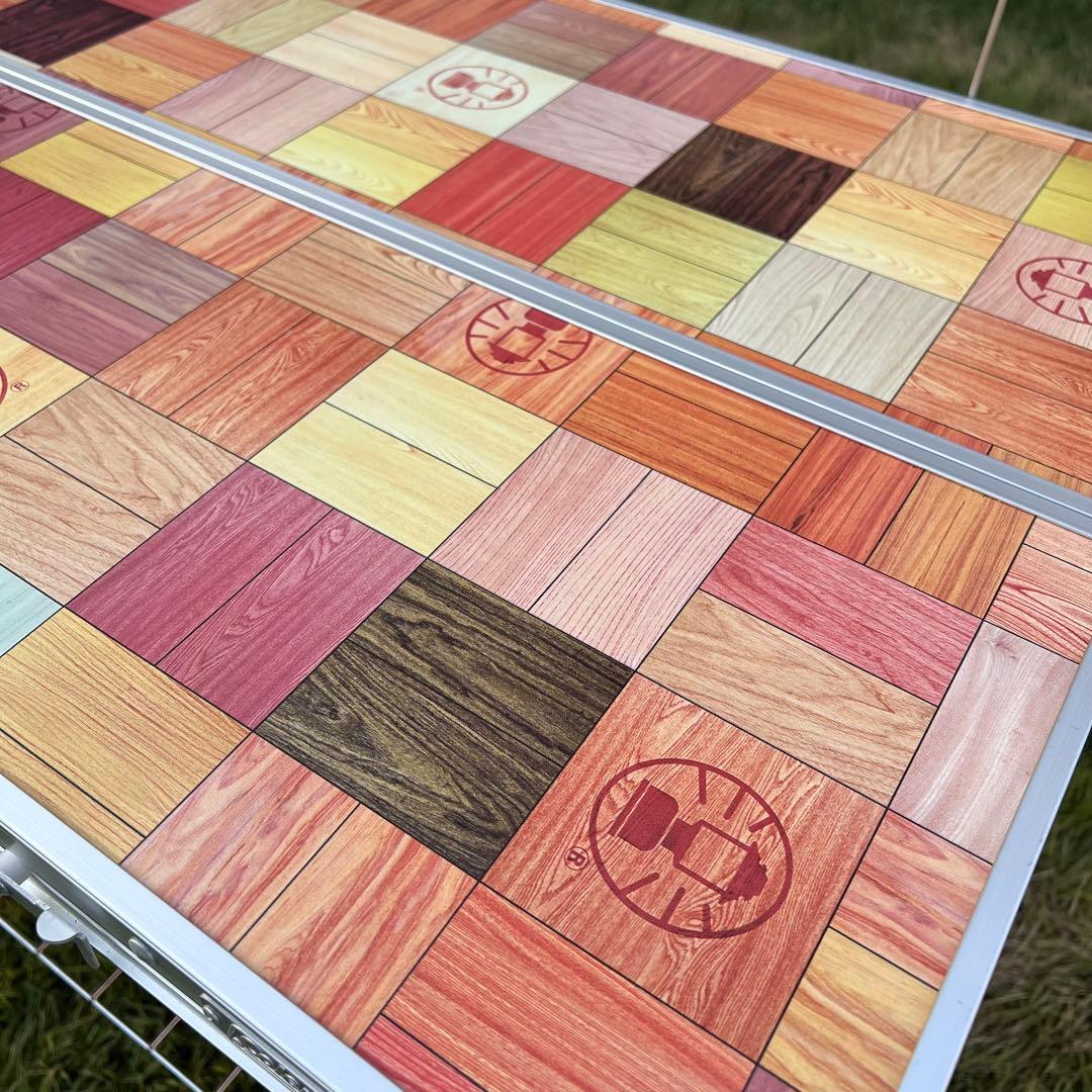 【美品】Coleman キッチン台　ツーバーナー　セット　コンロ　キャンプ