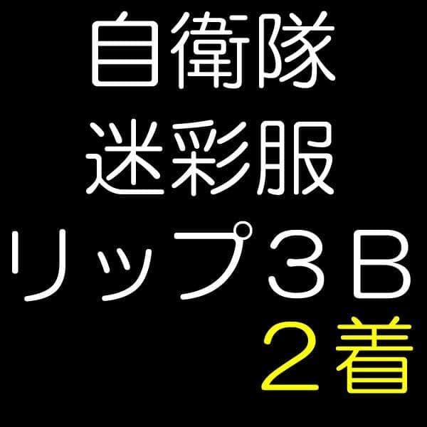 陸上自衛隊 リップストップ 迷彩服 ３B×２