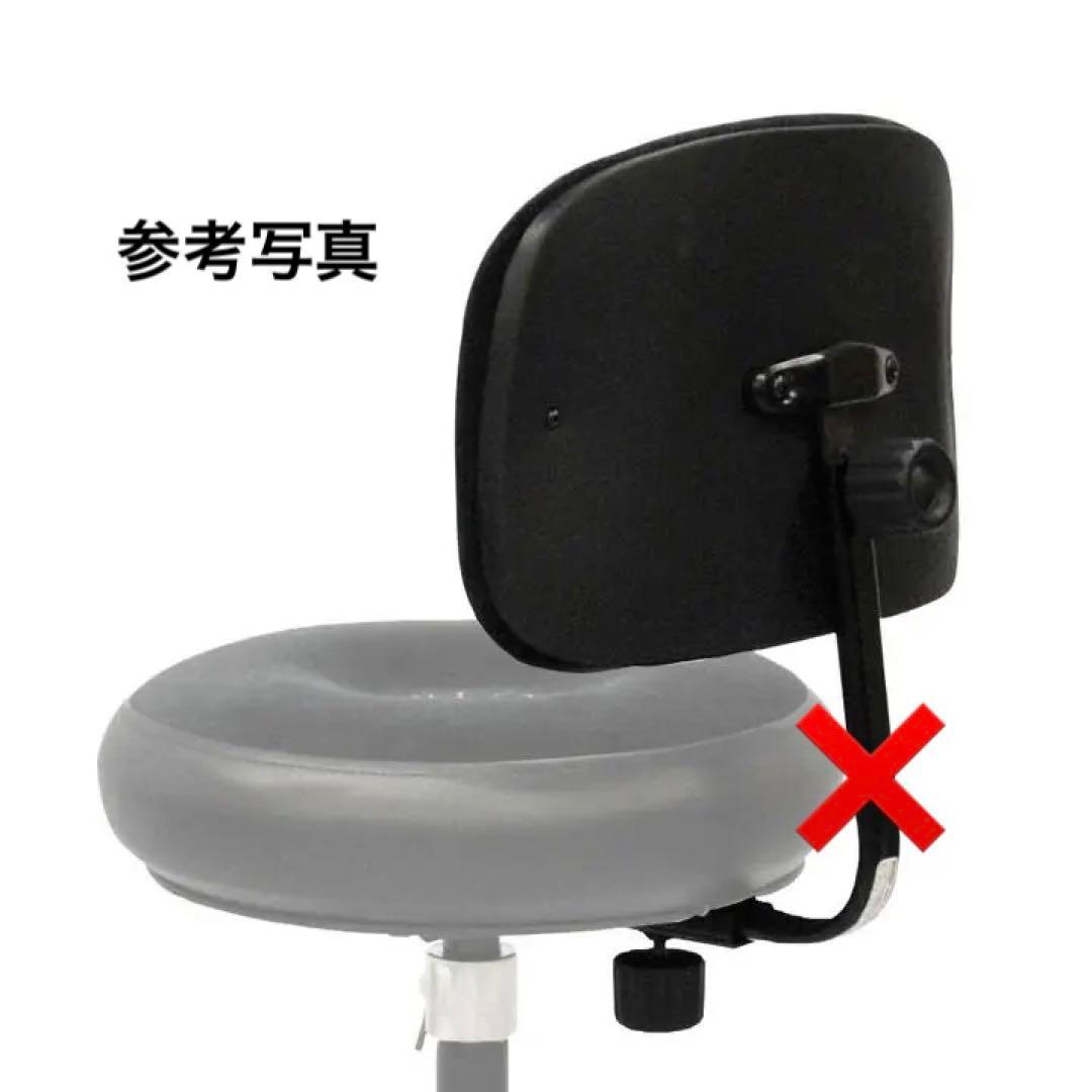 バックレスト ROC-N-SOC ロックンソック ドラム椅子 背もたれRED