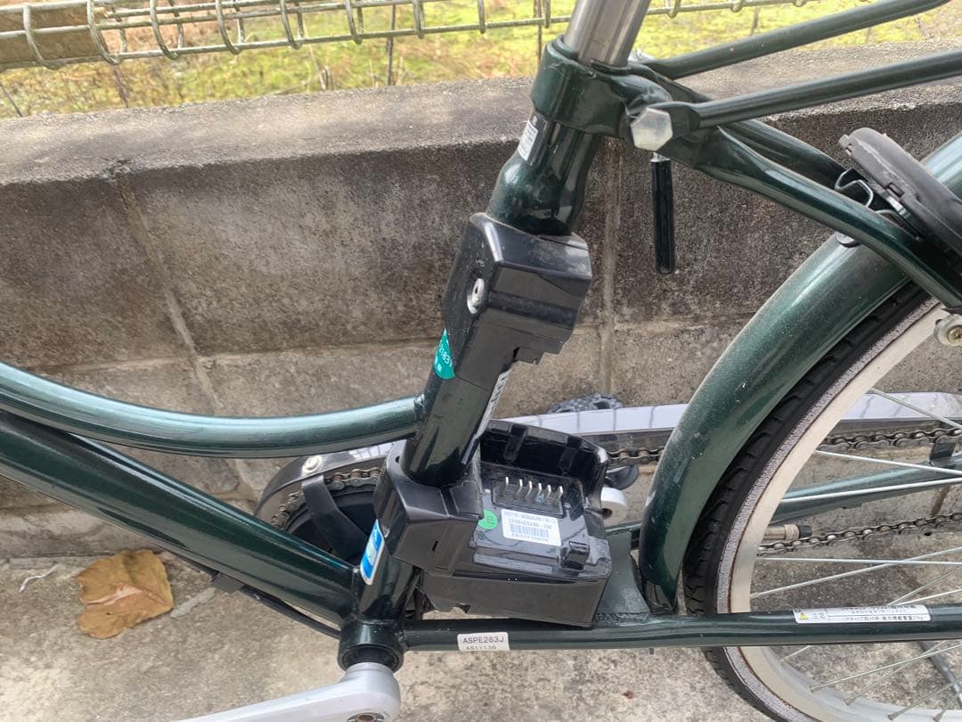電動アシスト自転車 プリティッシュグリーンA18ALY0007 26インチ