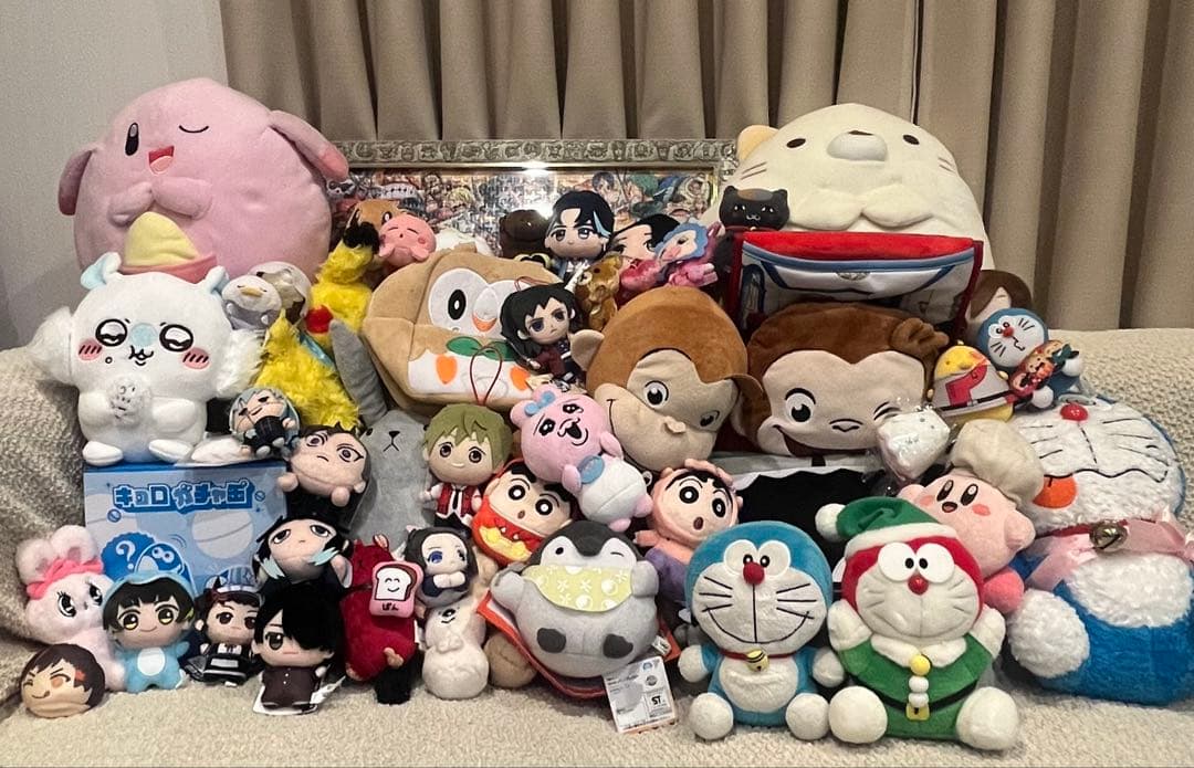 アニメ グッズ ノンジャンル ぬいぐるみ まとめ売り 大量 鬼滅の刃 ワンピース