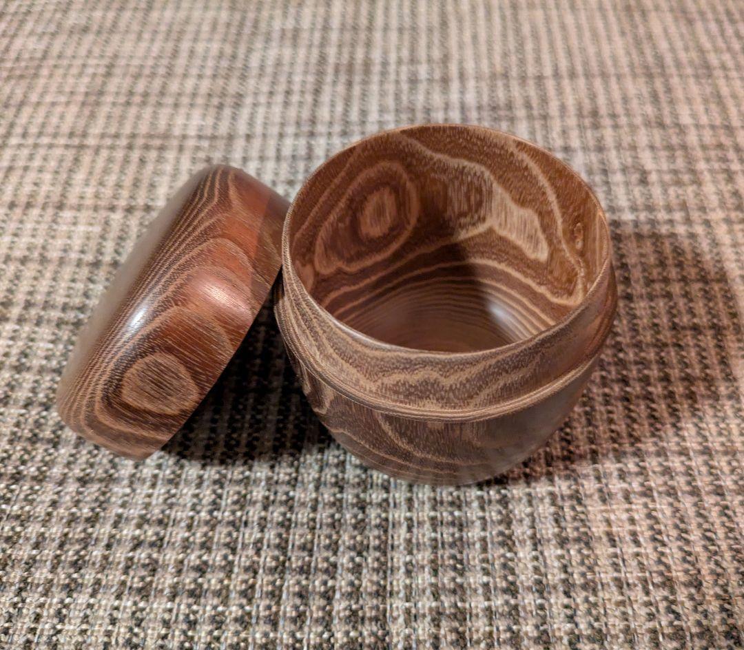 棗槐えんじゅ木地茶入　茶道具　最終価格値下げ