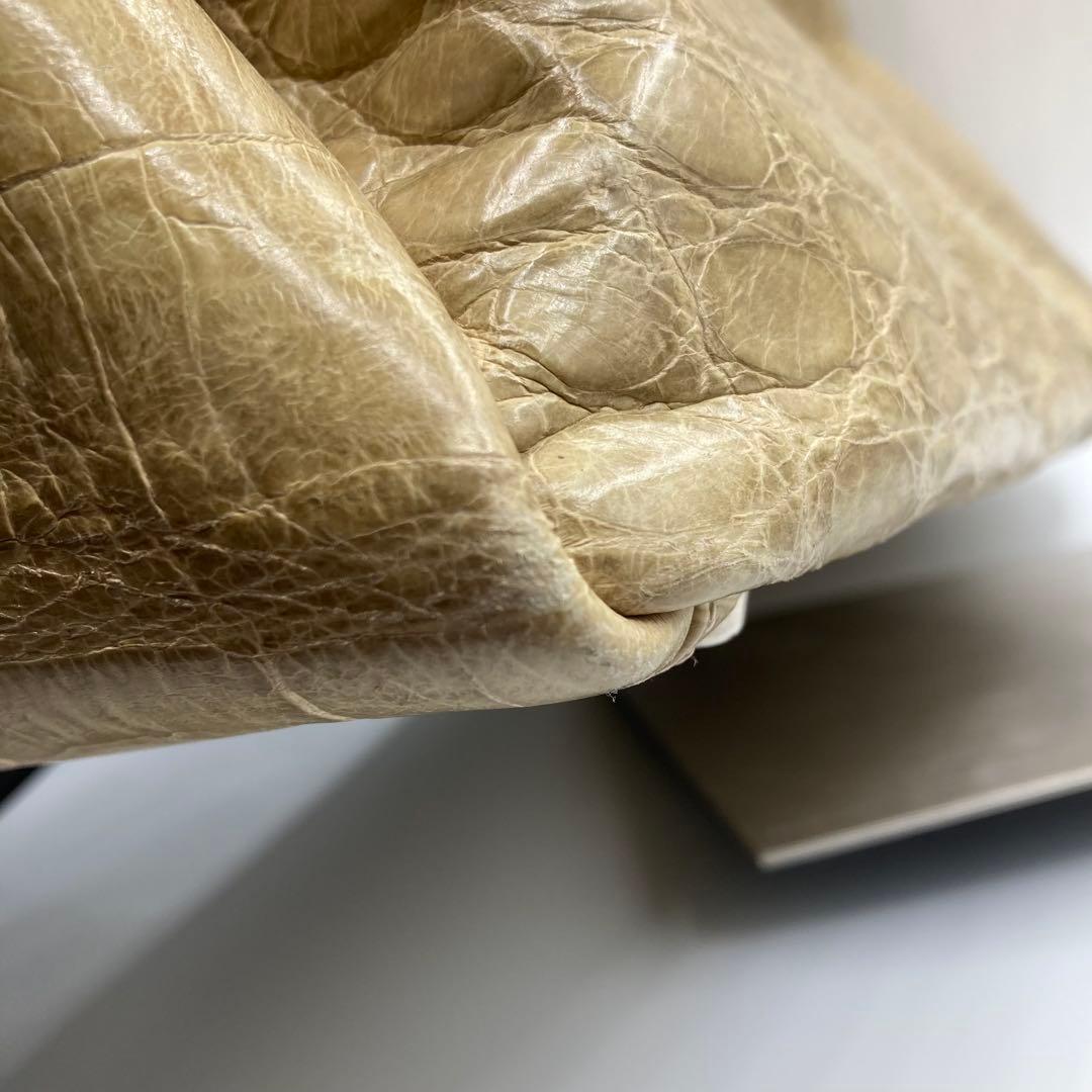 ⭐️ 定価数十万 マウロゴヴェルナ 本革 クロコダイル ワニ革 バッグ　イタリア製