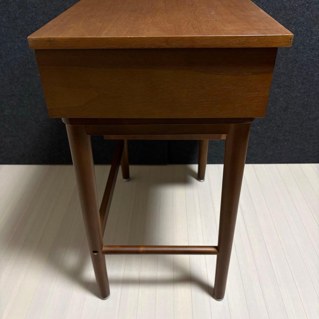 emo エモ ドレッサー 鏡台 スツール 丸椅子 化粧台 コンパクト　天然木