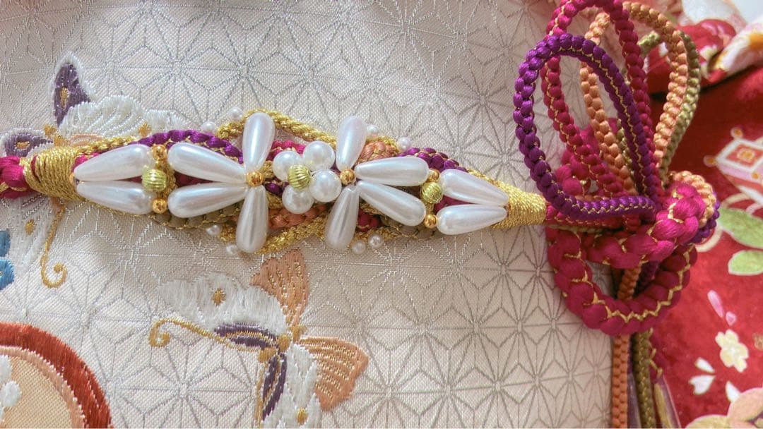 美品　振袖6点セット　成人式　振袖　正絹　袋帯 19