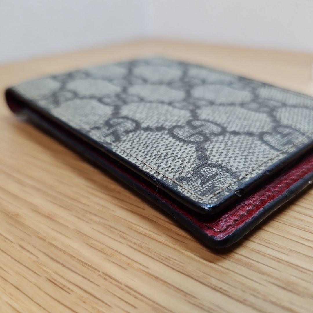 【希少】GUCCI グッチ GG スプリーム メモパッド 手帳カバー ペン付