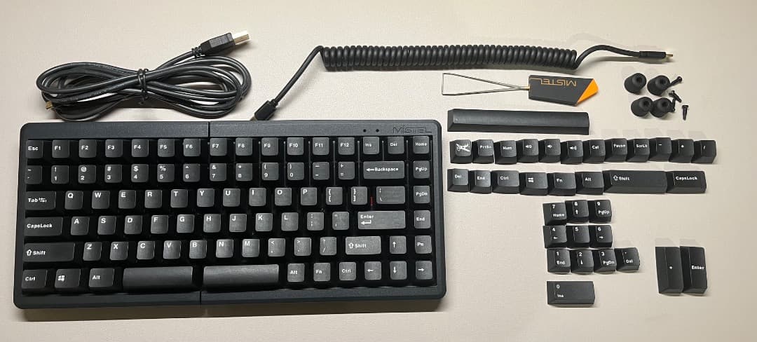 Mistel MD770 RGB US配列　シルバー軸