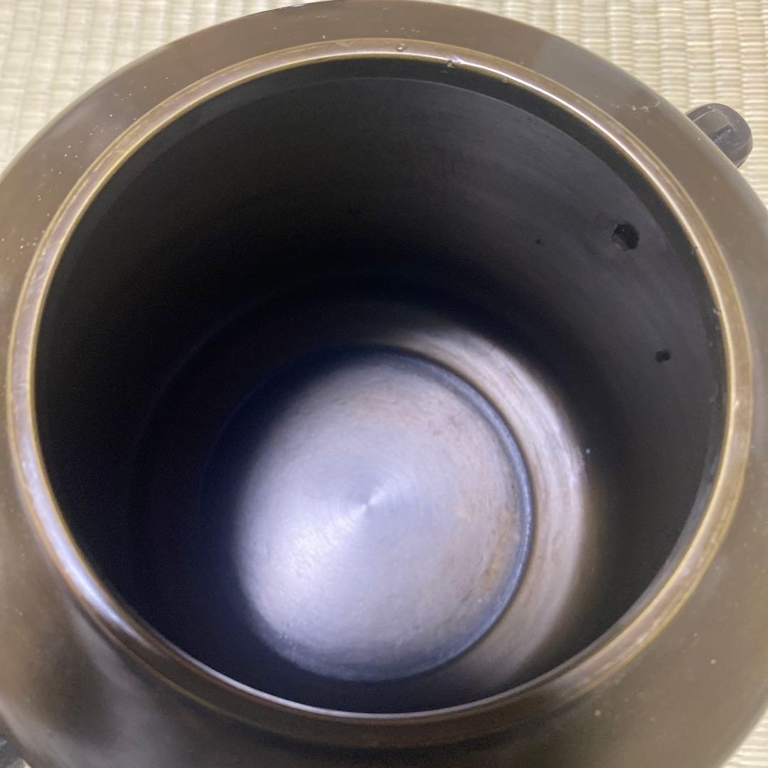 茶道具　唐銅　皆具