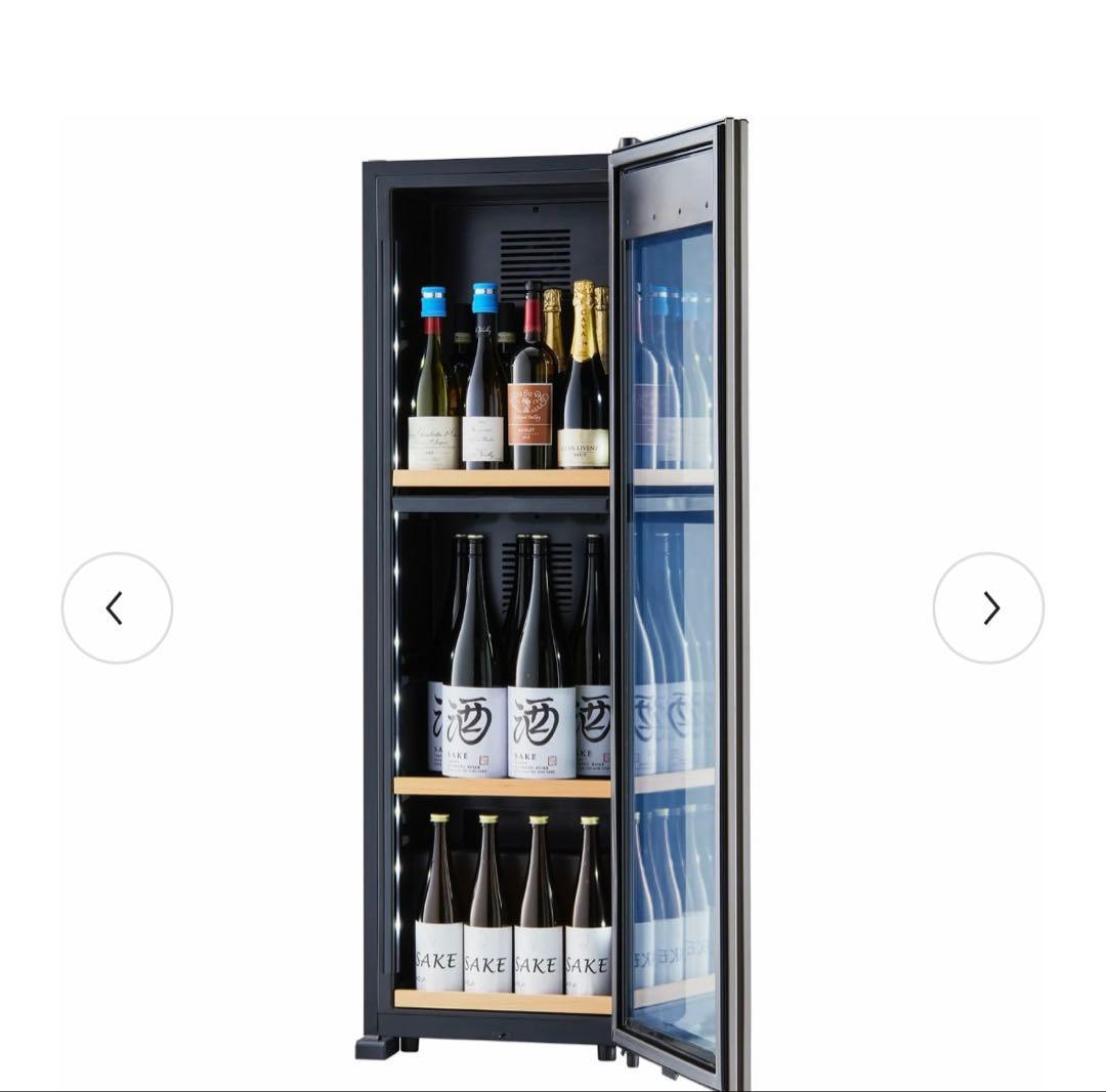 あちゅたろ　ワインセラー SAKURA WORKS ブラックガラス