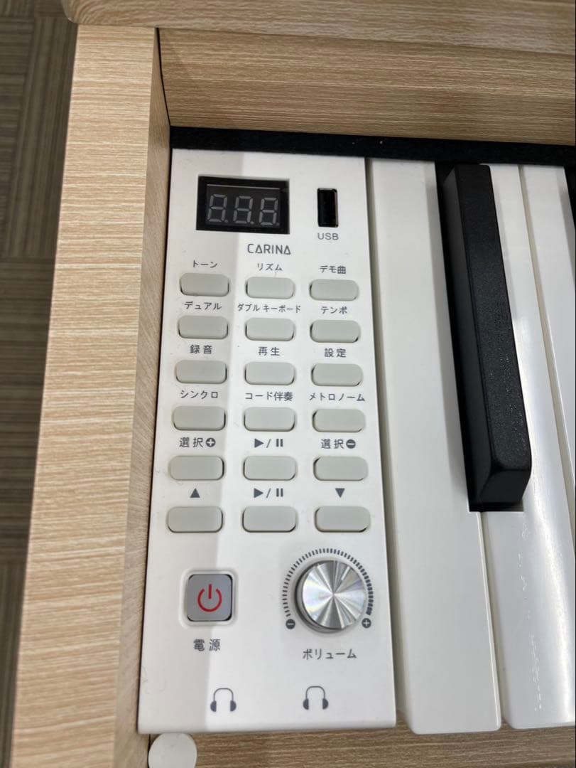 電子ピアノ88鍵盤　ハンマーアクション鍵盤　オークベージュ