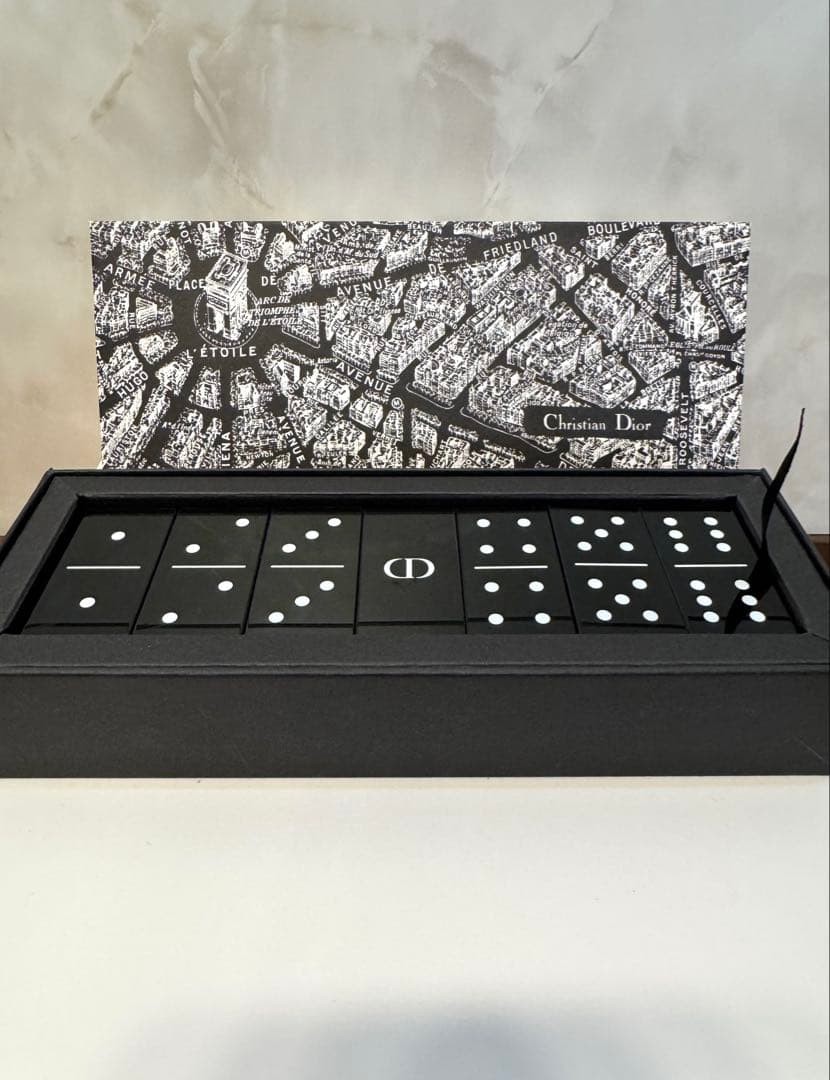 新品未使用【ディオール】ドミノ　ボードゲーム ノベルティ　CDロゴ