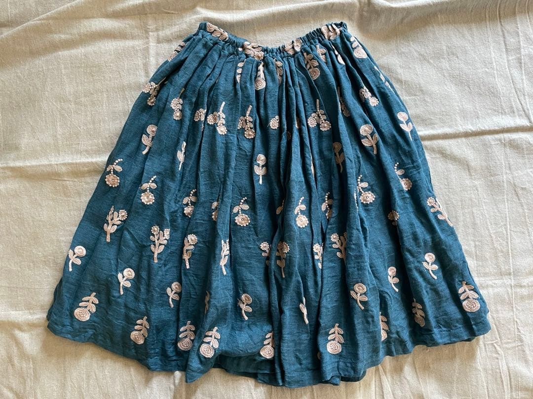 ミナペルホネン ハンドメイド　スカート bonheur