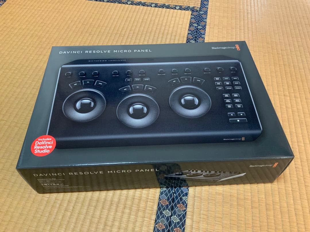 未使用DaVinci Resolve Micro Panel 自作ケース付き