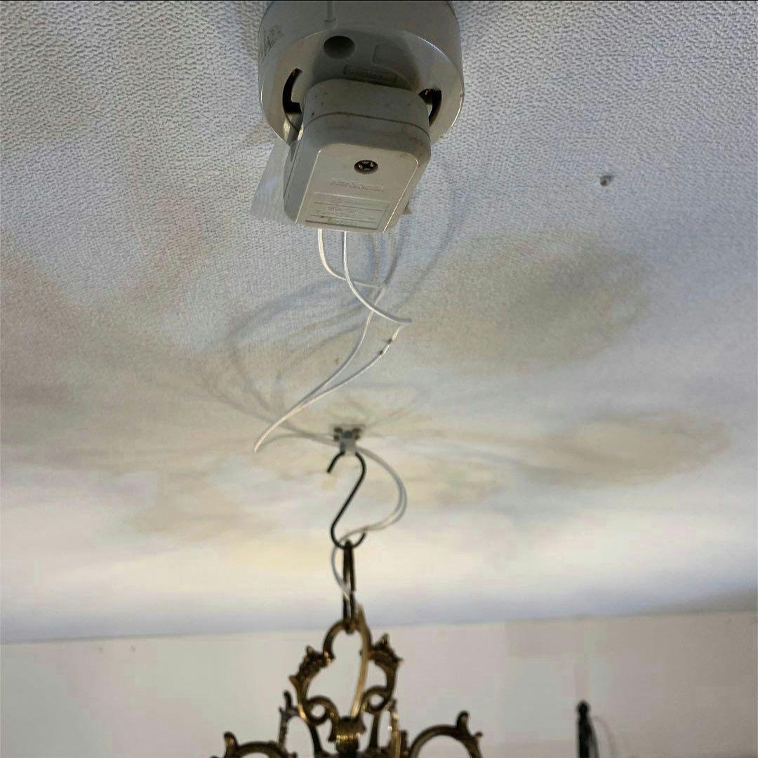 アンティーク真鍮シャンデリア 12灯