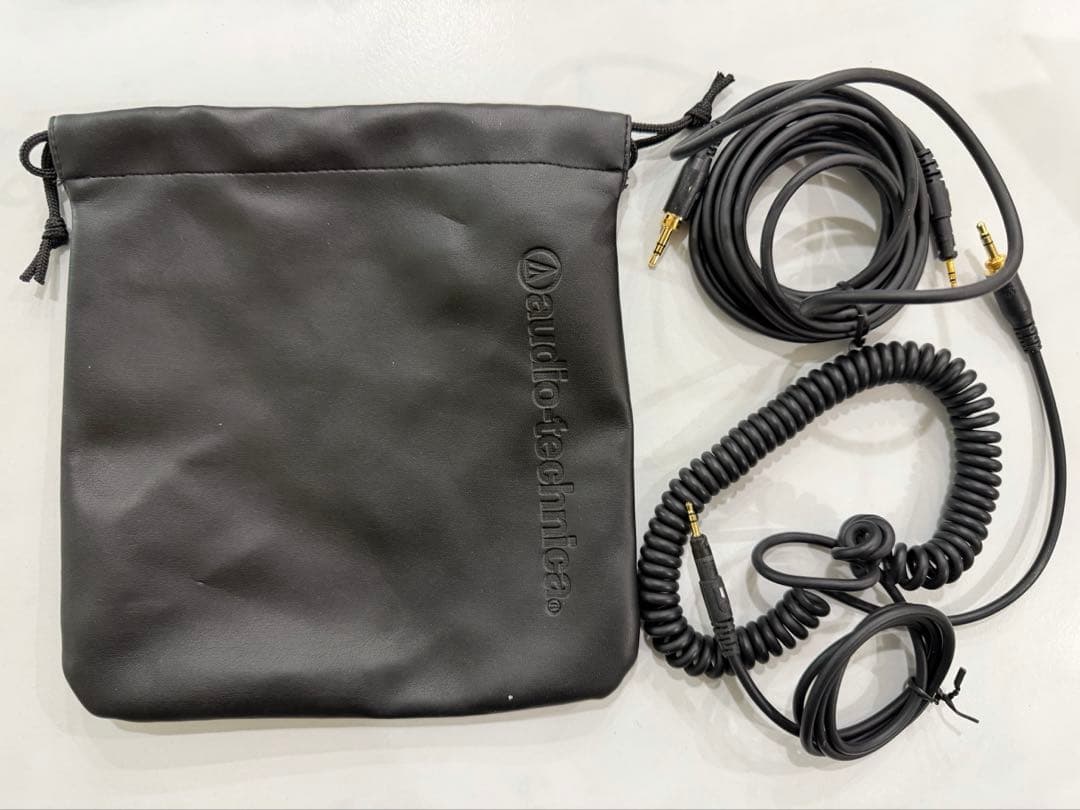 オーディオテクニカ ATH-M50x【パッド換装済】モニターヘッドホン 有線