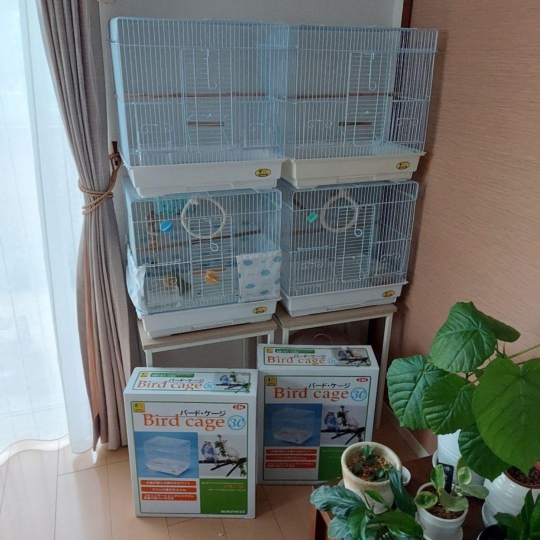 鳥かご　美品　サンコー　バードケージ30　２点セット　三晃商会　SANKO