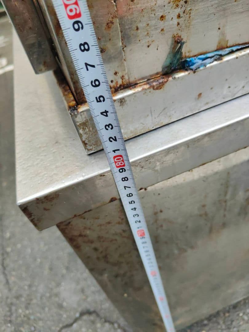 ステンレス製収納キャビネット 4引き出し