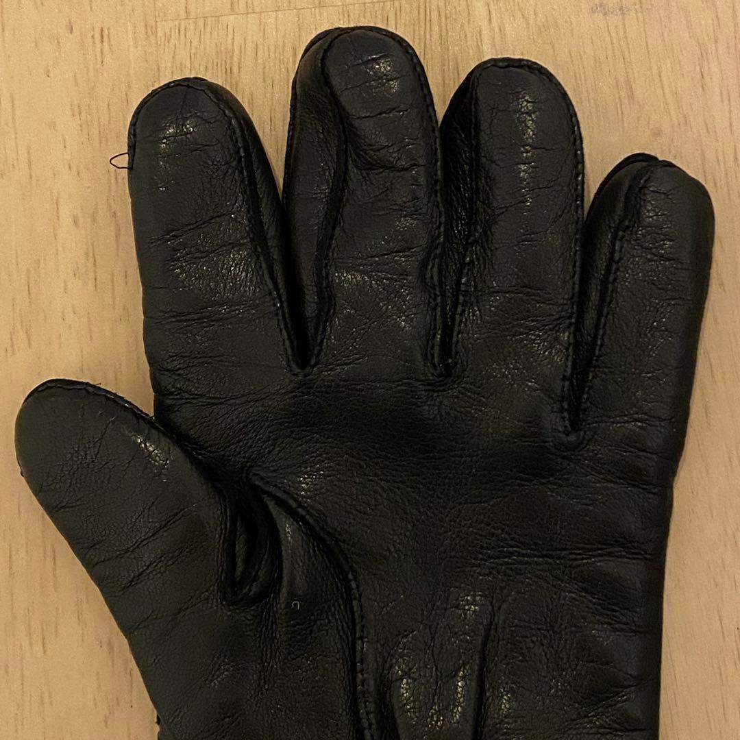 Bottega Veneta（ボッテガヴェネタ）ブラックレザー手袋