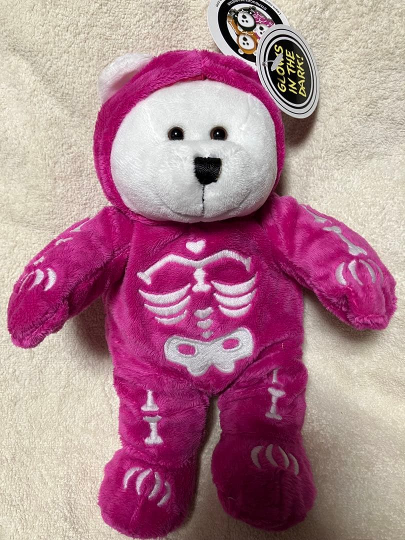 スターバックス　ベアリスタ ぬいぐるみ／ドラゴン・ハロウィン（オレンジ・ピンク）