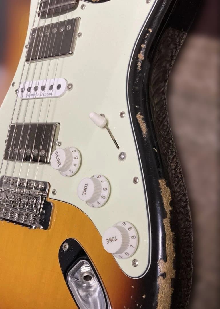 現状品 コンポギター MJTボディ allpartsネック ギブソンピックアップ