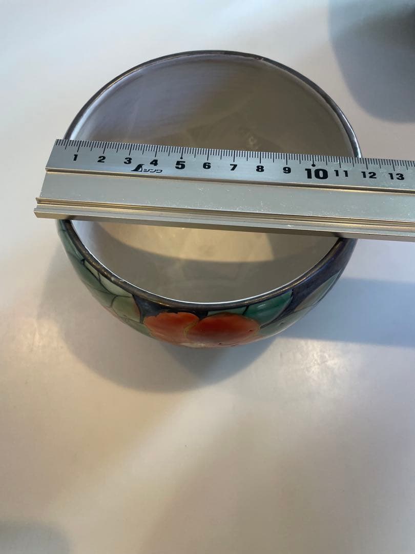 陶葊　陶あん　深鉢　銀彩　レア