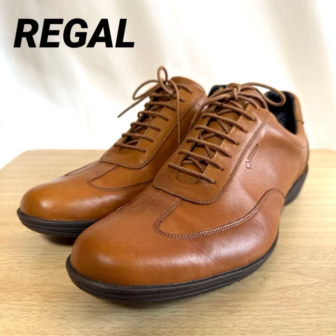 REGALリーガル GORE-TEXゴアテックス レザーシューズ　ブラウン