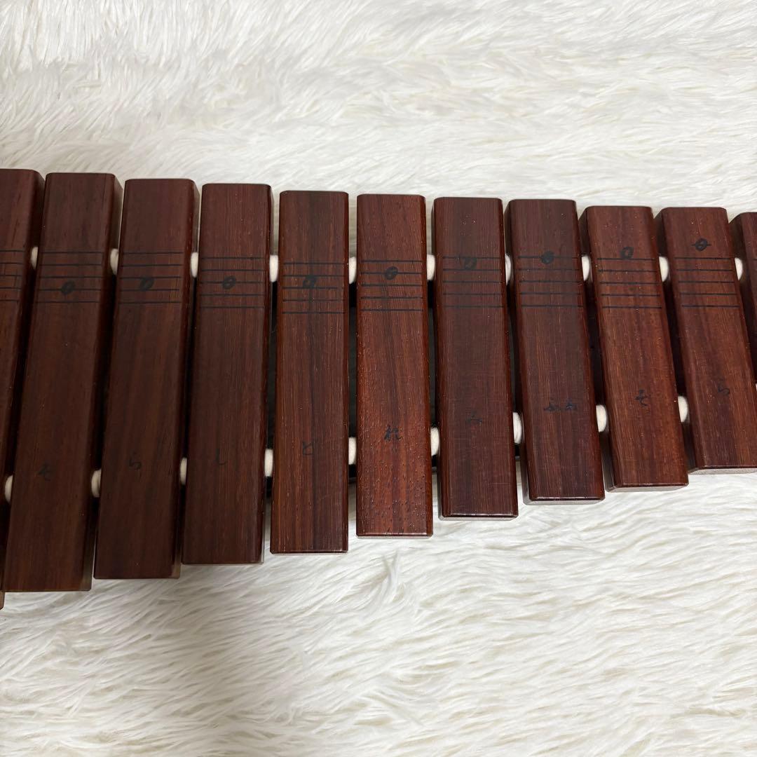 【希少！廃盤品】YAMAHA 卓上木琴 32音 マレット付き TX-6