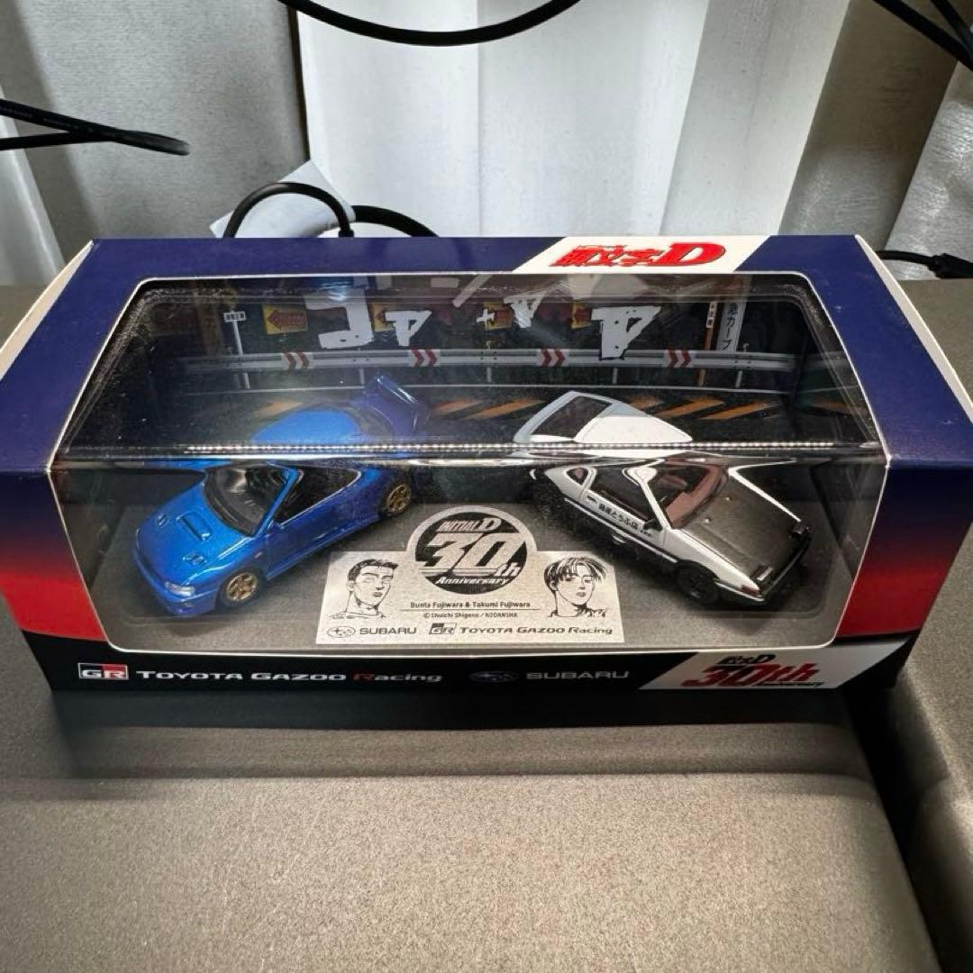 【1500台限定】頭文字D 30周年 1/64 トレノ&インプレッサ