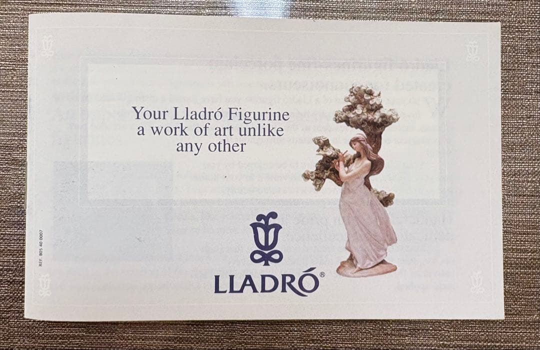 【LLADRO】花かごの少年【新品未使用】