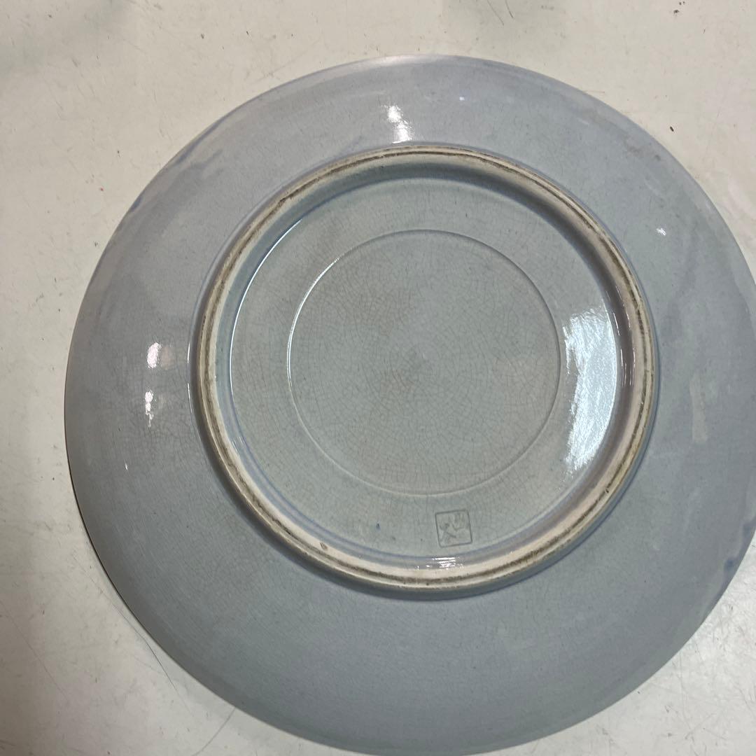 食器　皿　中国　風景　出谷　レア　レトロ　アンティーク