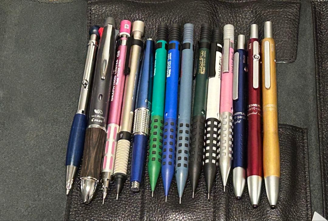 ステッドラー、SMASH等シャープペンシル14本まとめ売り(ペンケース付)