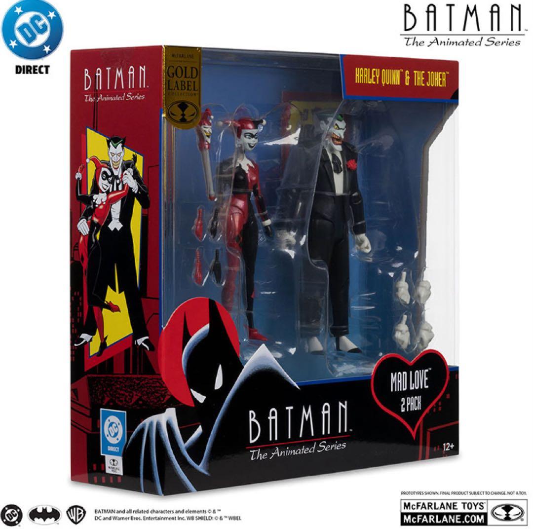 「バットマン アニメイテッド」6インチ・フィギュア　ハーレイ・クイン＆ジョーカー