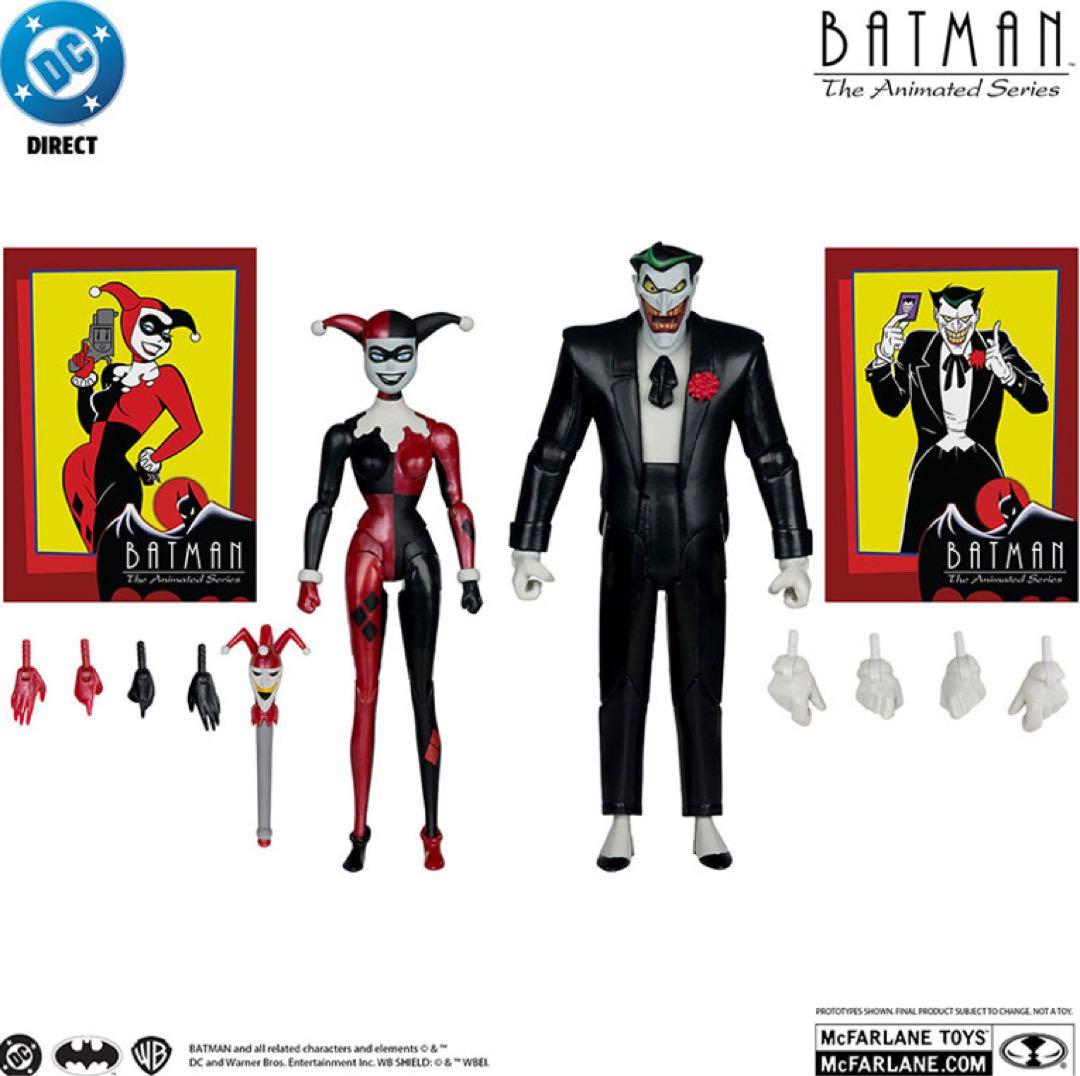 「バットマン アニメイテッド」6インチ・フィギュア　ハーレイ・クイン＆ジョーカー