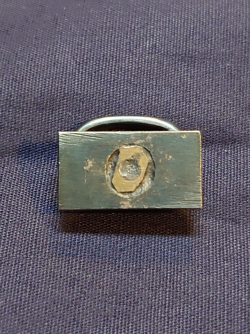 小柄小刀の拵え用に仏具金具師制作、栗形