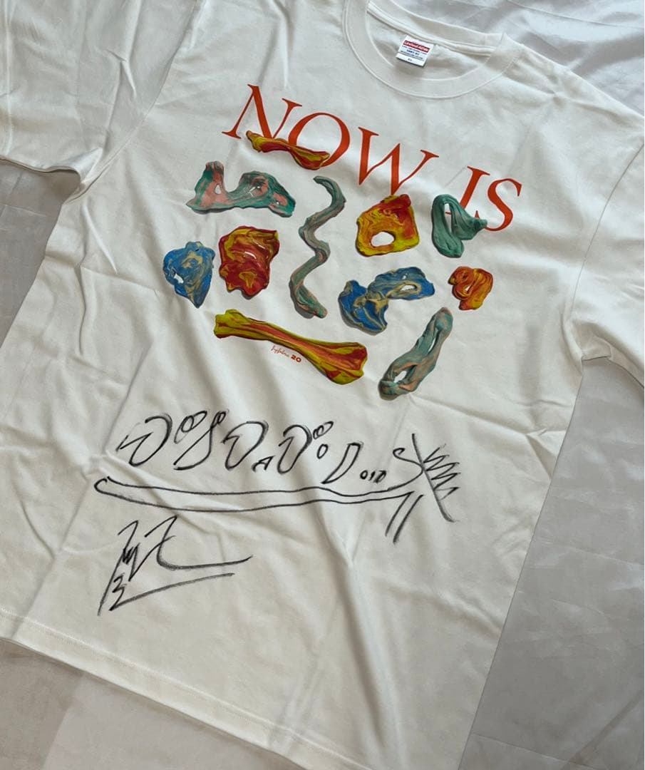 フジファブリック 渋谷　NOW IS Tシャツ サイン入り