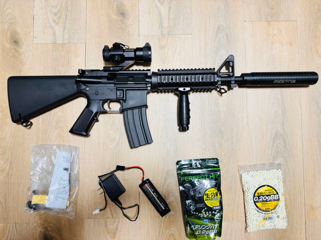 M4 CRWハイサイクル　東京マルイ電動ガン　カスタムセット