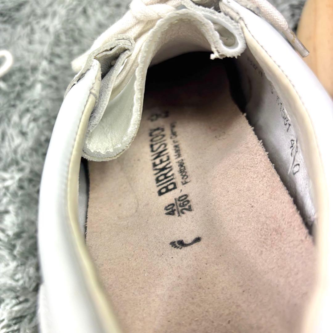 美品 ビルケンシュトック パサデナ 40 26cm 白 ホワイト レザー