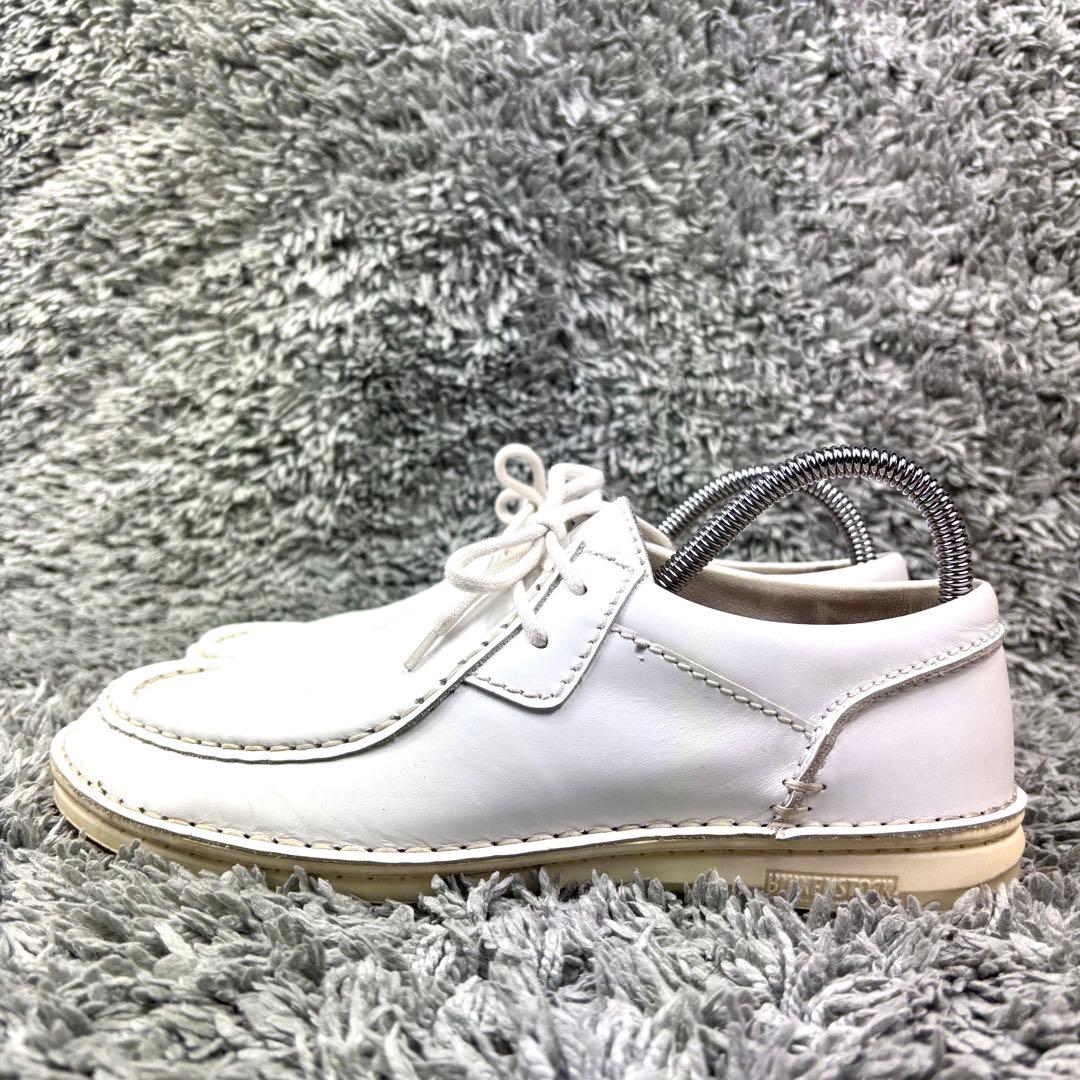 美品 ビルケンシュトック パサデナ 40 26cm 白 ホワイト レザー