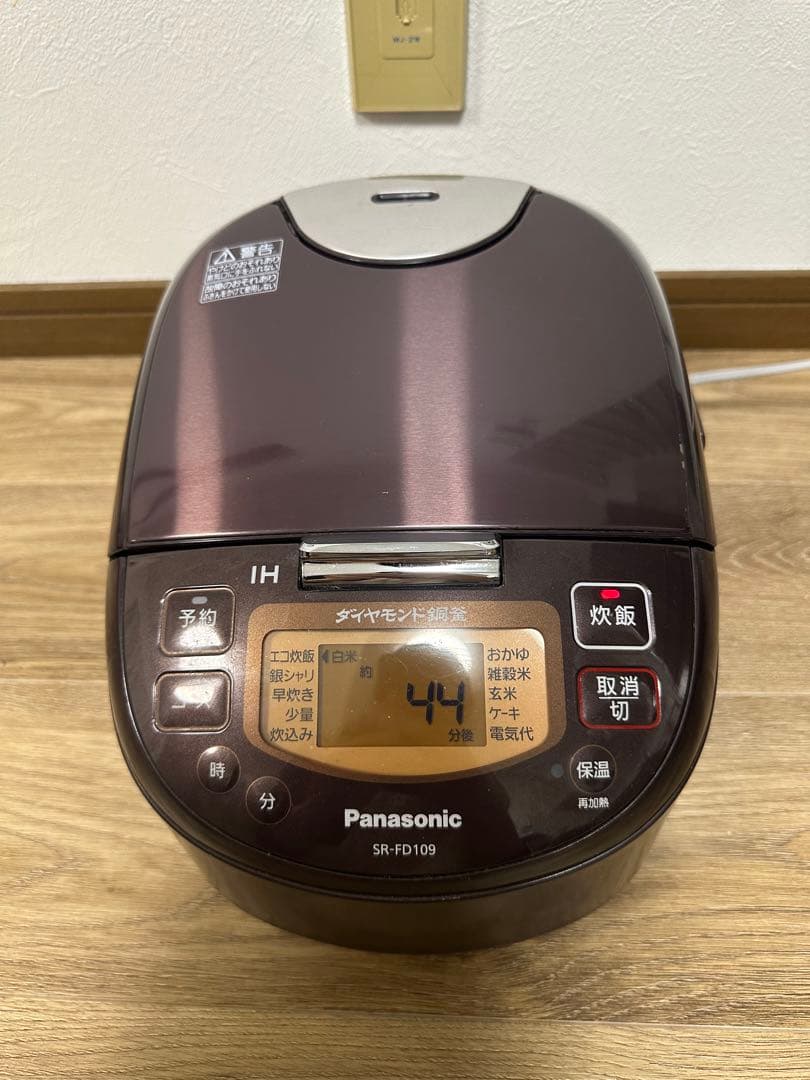 Panasonic IH ジャー炊飯器 ブラウン SR-FD109 2019年製