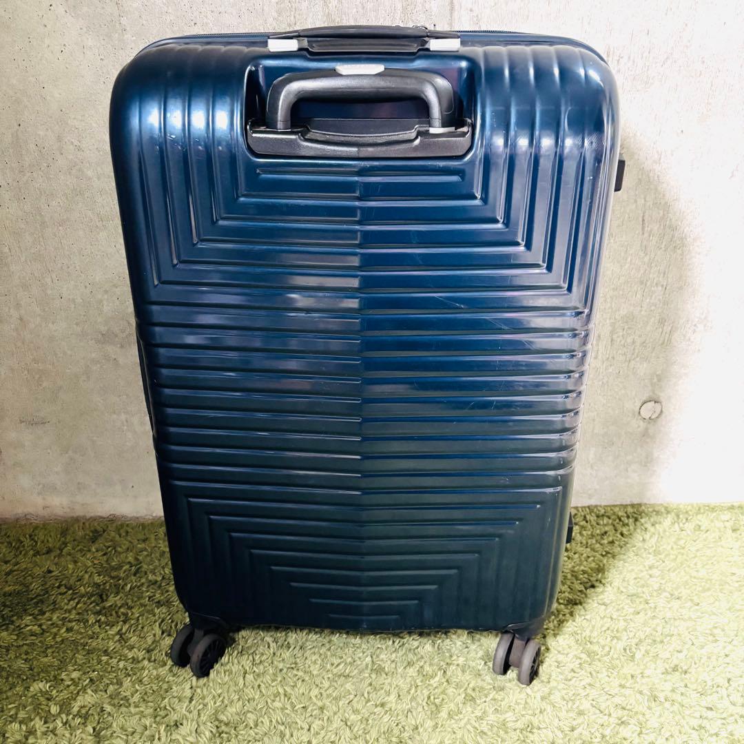 【☆希少】サムソナイト スーツケース D200 スピナー 拡張可能　ブルー