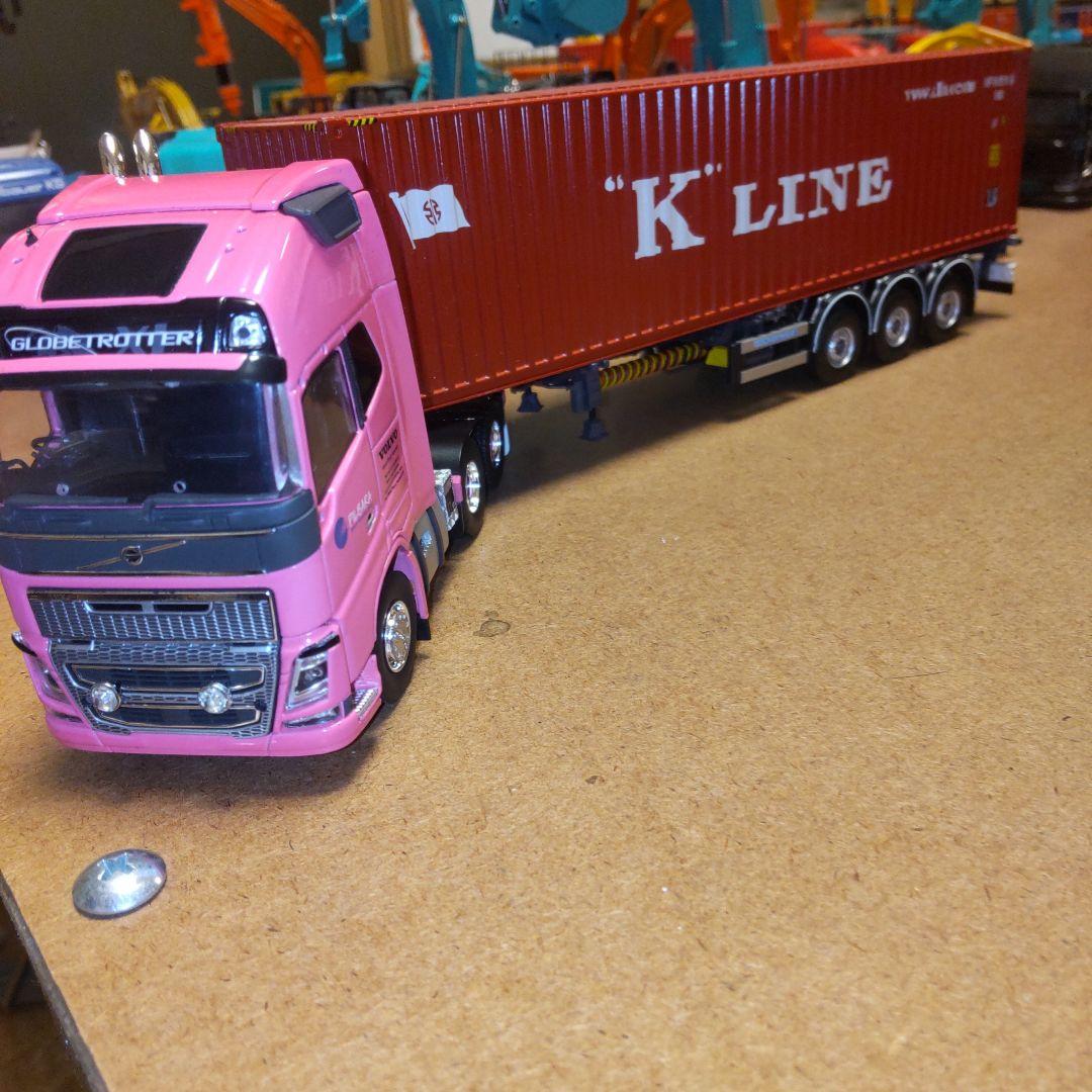 ボルボ グローブトロッター ピンク トレーラー K LINE