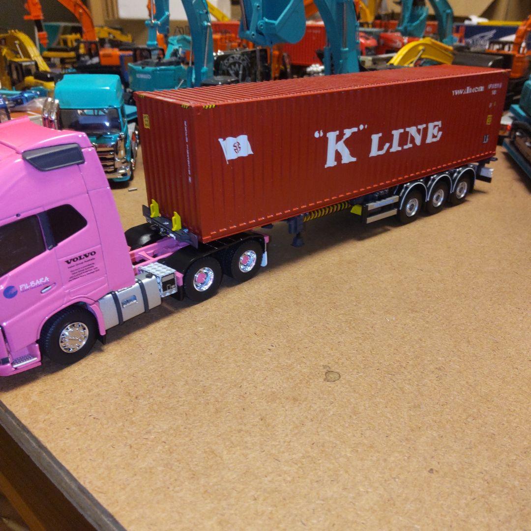 ボルボ グローブトロッター ピンク トレーラー K LINE