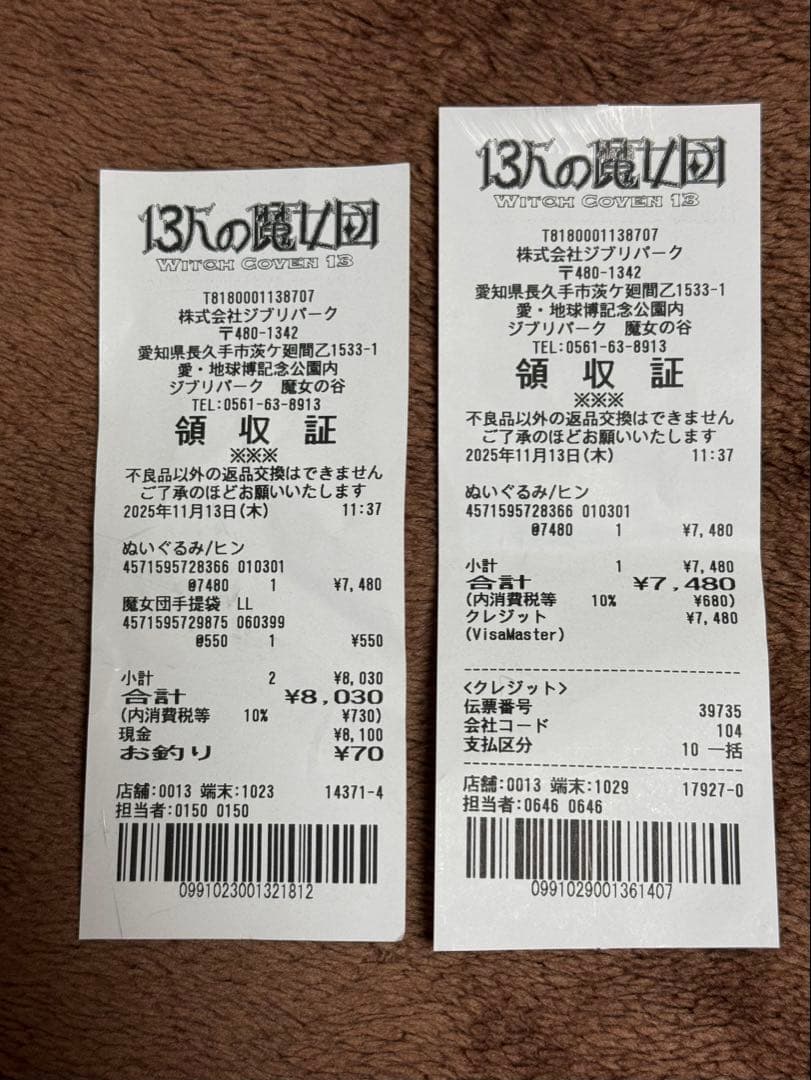 ジブリパーク　ハウルの動く城　ヒン　ぬいぐるみ