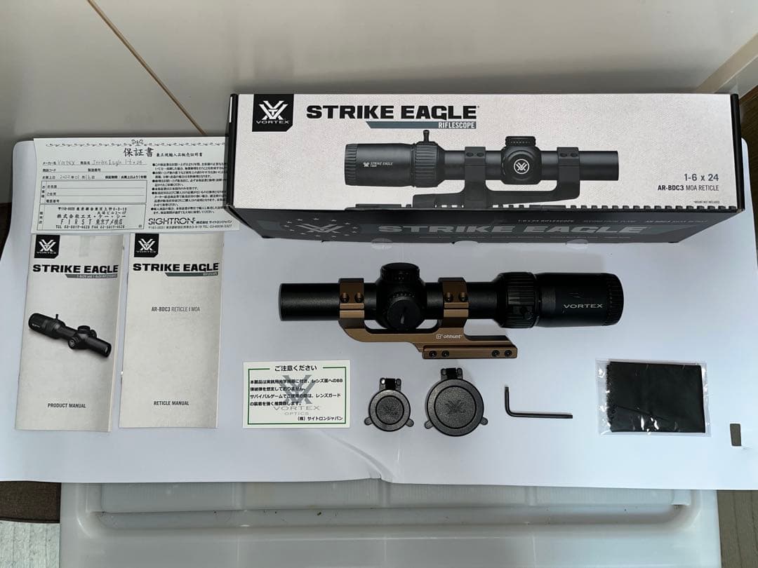 【実物】VORTEX ボルテックスSTRIKE EAGLE 1-6X24