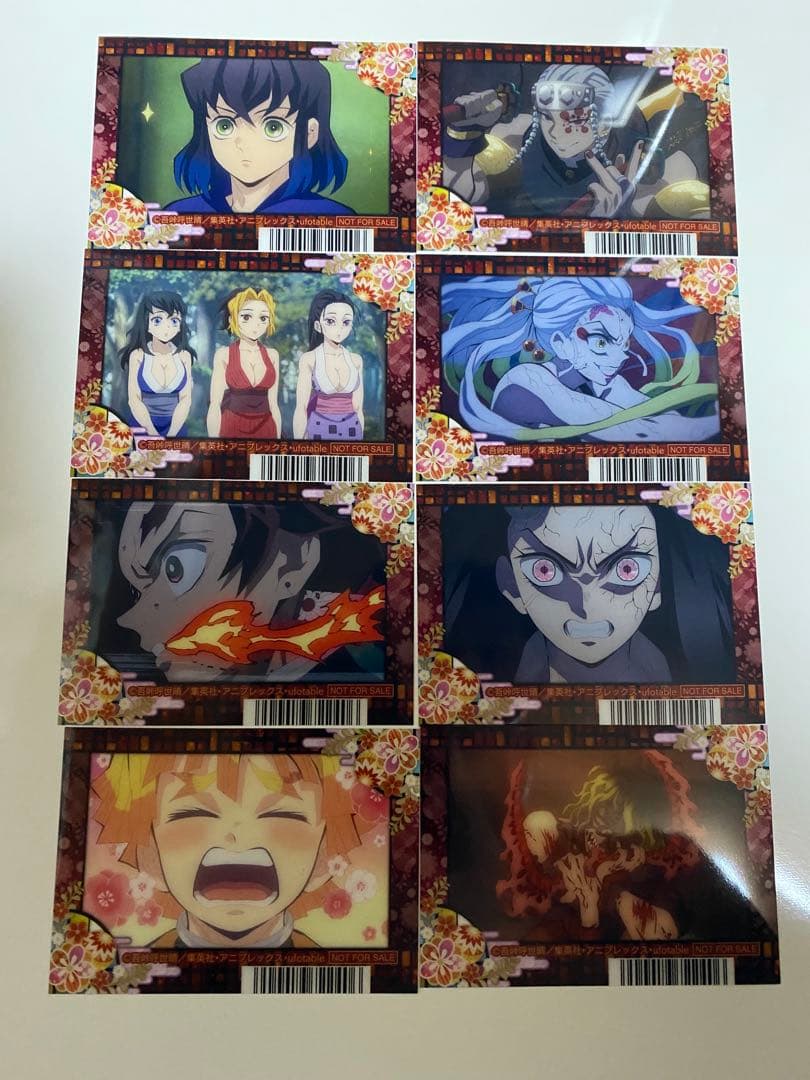 【クリアしおり‼︎】【全8種セット‼︎】【鬼滅の刃】【遊郭編】 【送料無料‼︎】