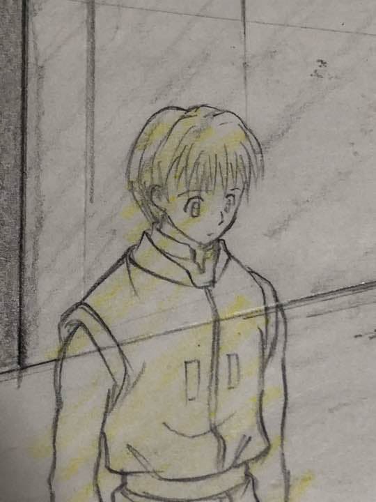 ハンターハンター　幻影旅団メンバー4人　直筆原画