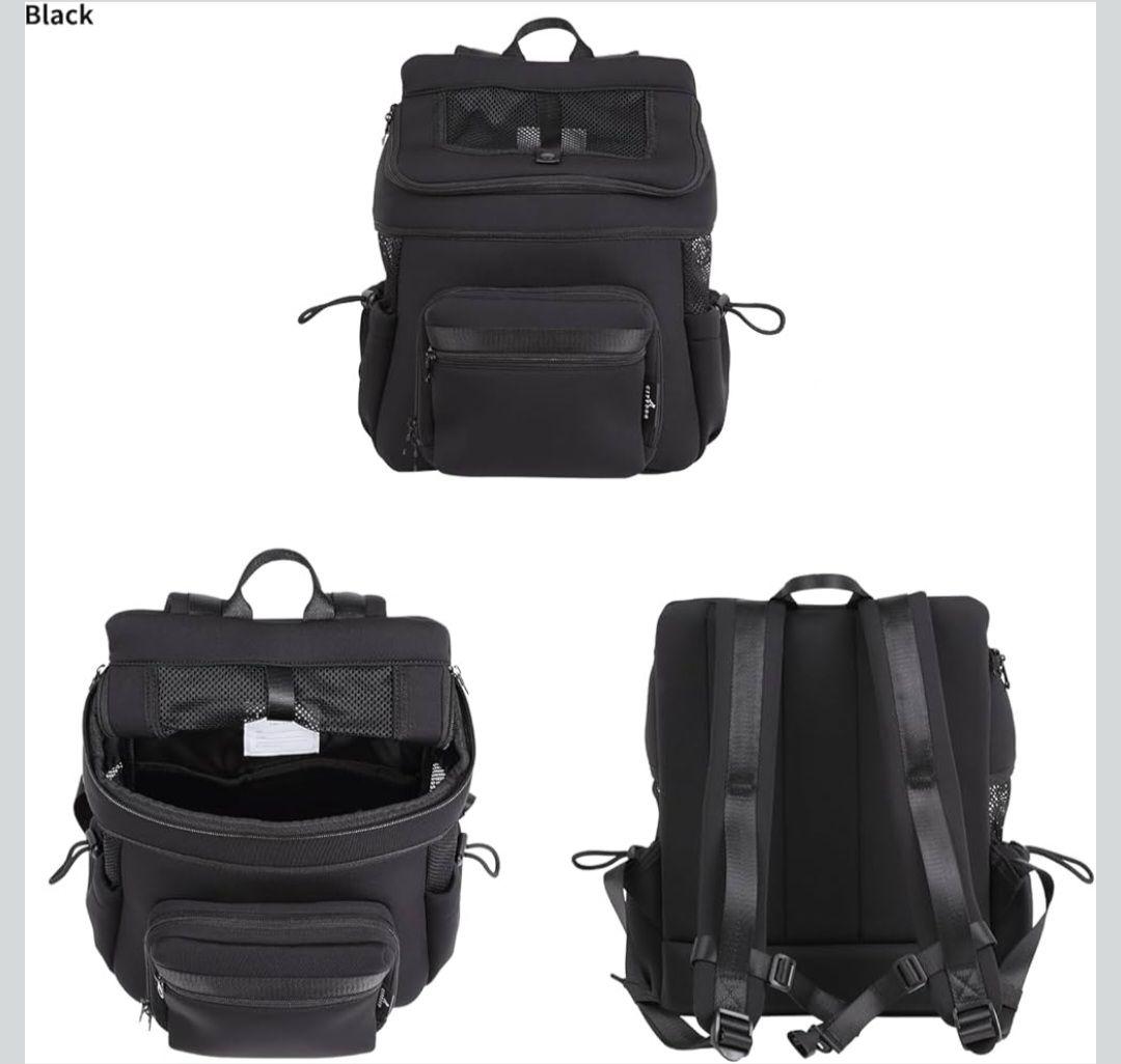 citydog　Ｍサイズ　 ネオプレーンバックパックキャリー　黒色