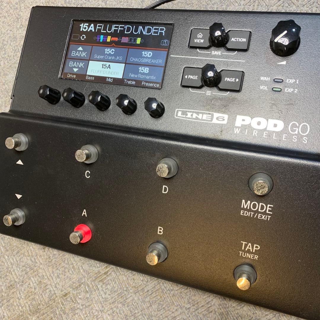 H989\" 通電確認のみ 現状品 POD GO Wireless LINE6