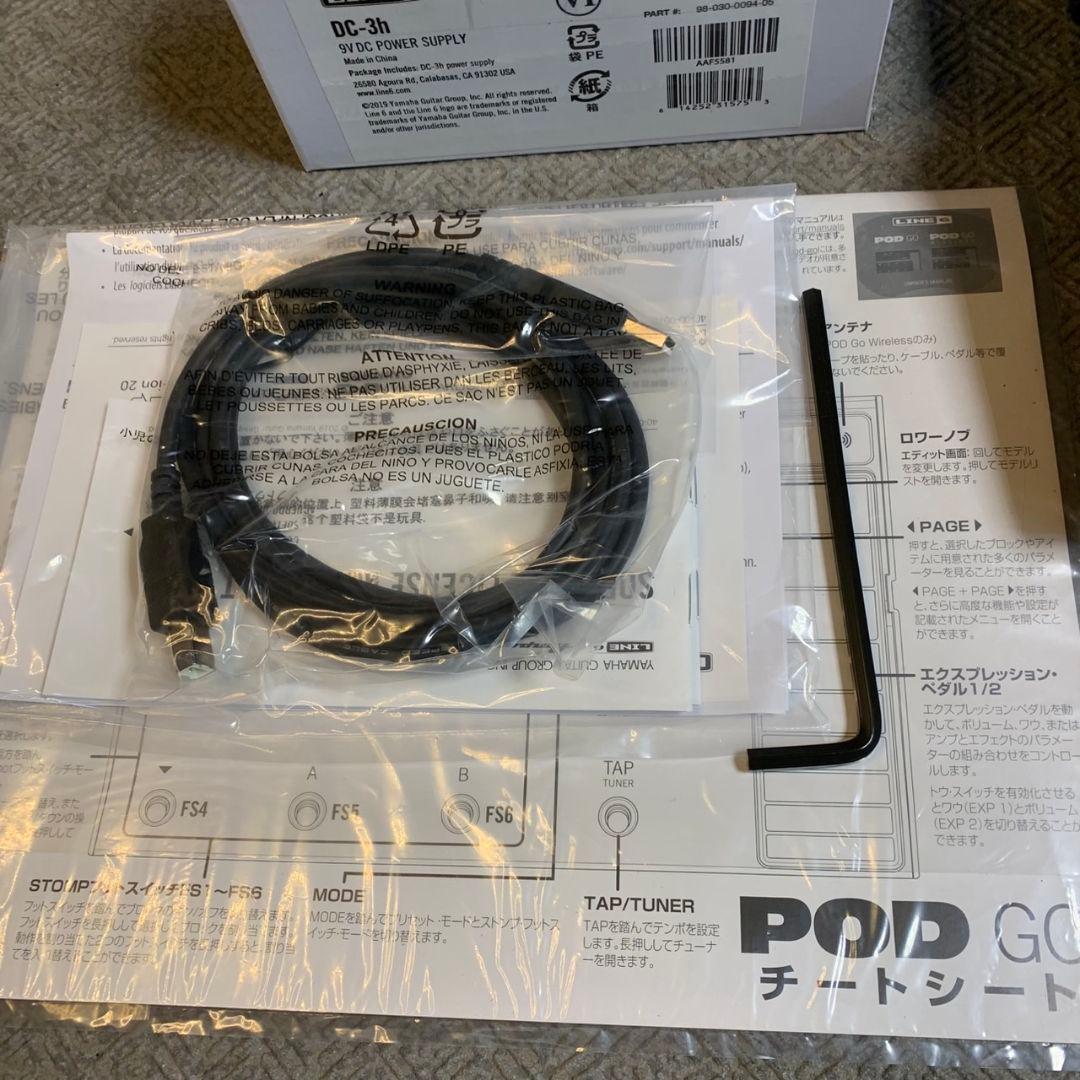 H989\" 通電確認のみ 現状品 POD GO Wireless LINE6