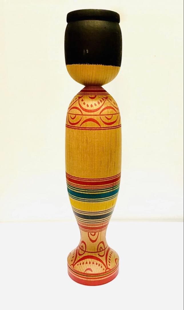 中古　こけし　希少　日本　レア　人形　木製　伝統　盛みつを　コレクション　GG